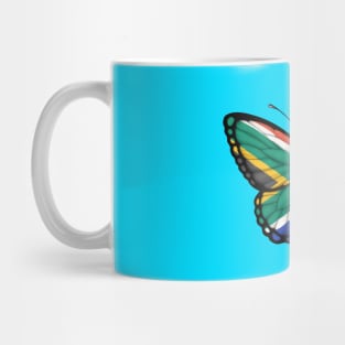 South African Flag Butterfly Mug